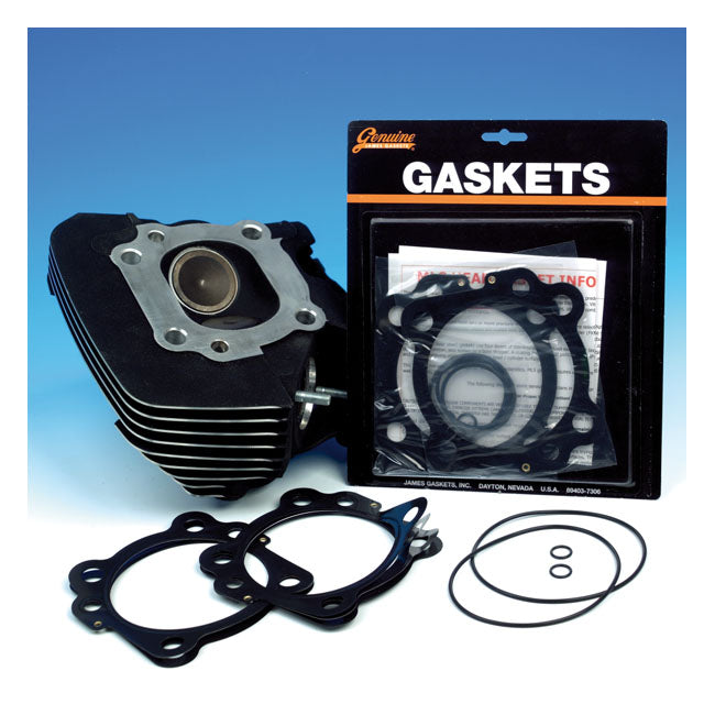 James, Cylinder Head and Base Gasket Kit. 3-7/8" Diameter MLS for Harley-Davidson