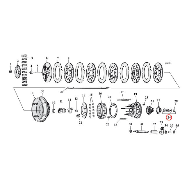 Harley-Davidson Clutch Bearing Kit