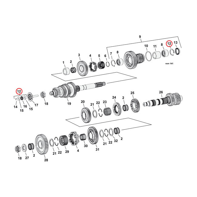 Harley-Davidson Clutch Bearing Kit