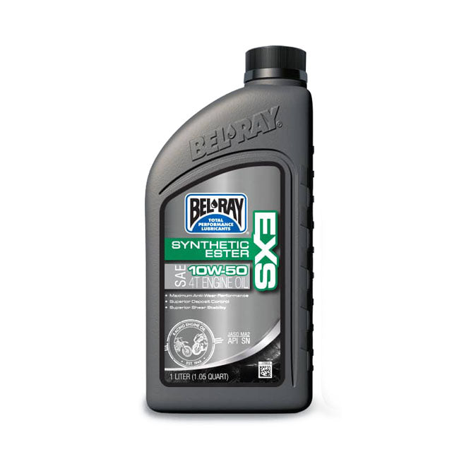 Bel-Ray, EXS Aceite De Motor Completamente Sintético Ester 4T 10W-50. 1 L