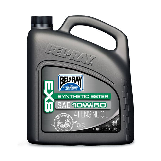 Bel-Ray, EXS Aceite De Motor Completamente Sintético Ester 4T 10W-50. 4L