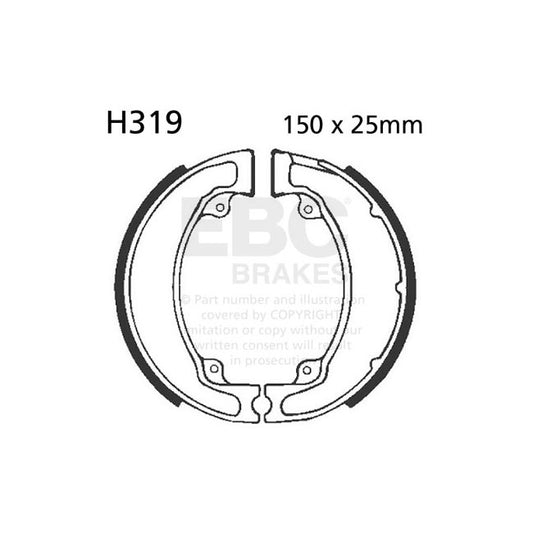 Lisa EBC brake shoes for Honda