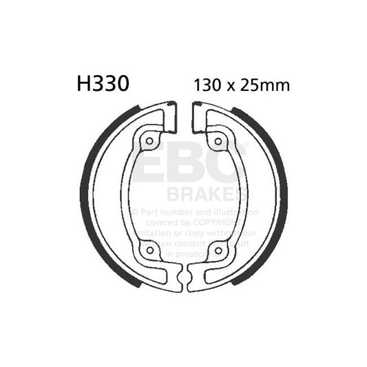 Lisa EBC brake shoes for Honda 1982 Cr 480 RC