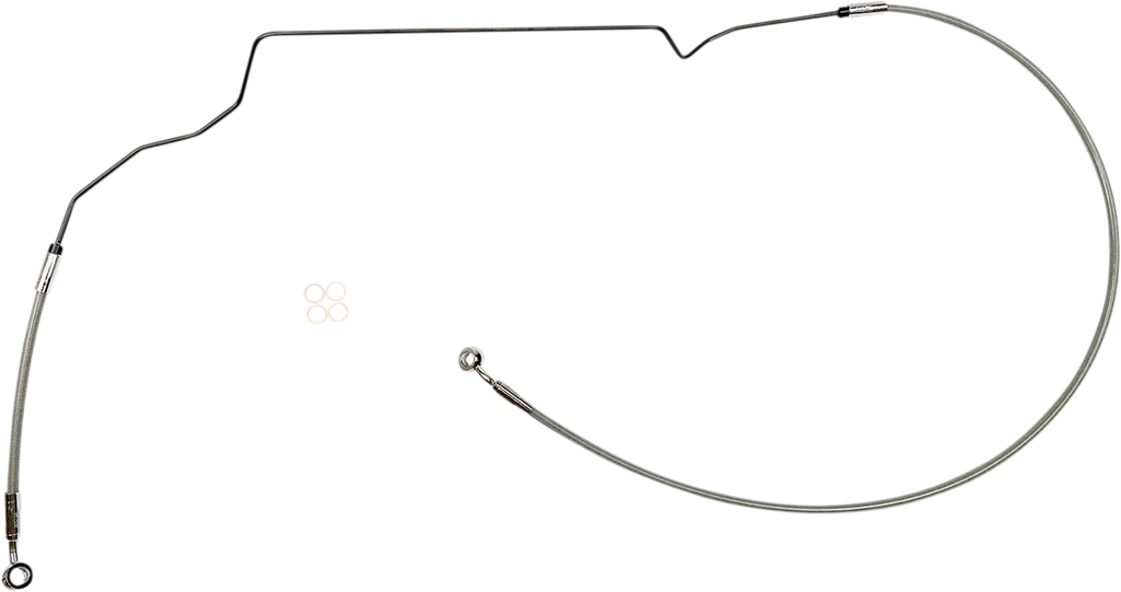 DOT XR Edelstahl-Bremsleitungssatz für Indian