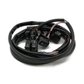 Handlebar Wiring and Switch Kit. Standard. Black for Harley-Davidson