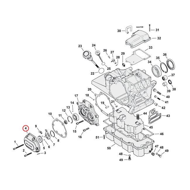 Trasmissione liscia estrema coperchio, frizione per cavi cromati per Harley Davidson