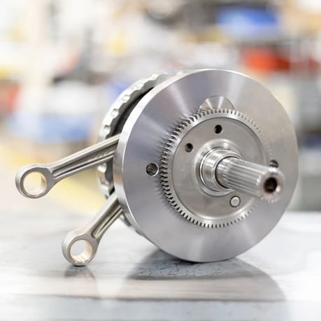 S&S, M8 4-3/8" stroke flywheel assembly