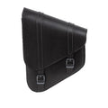 MCS, bolsa basculante totalmente de cuero izquierda, 6,5 litros. Negro