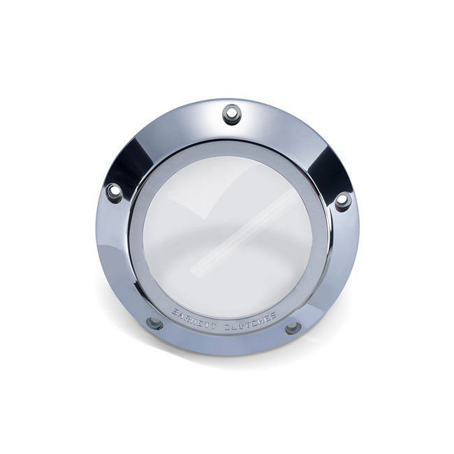 Barnett Clear Derby Cover. Chrom für Harley-Davidson 99-06