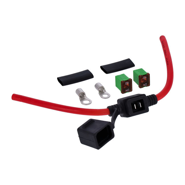 Motogadget, Cable De Batería De Unidad Mo. Con Fusible De 40A Para Harley-Davidson