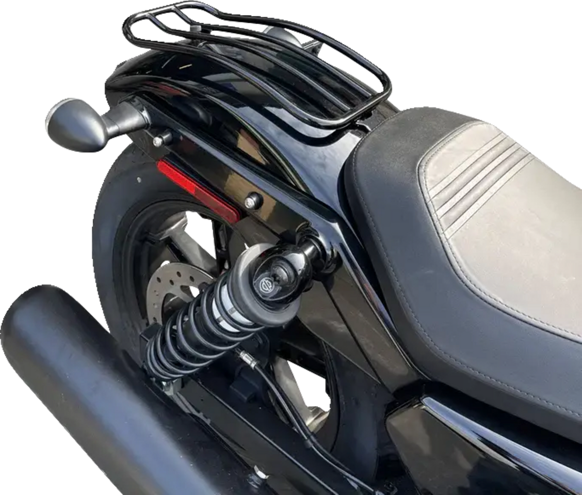 Rejilla Portaequipajes Negra Para Harley-Davidson Sportser Nightster RH 975