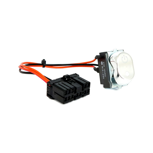 Wippschalter-Kit, Innenverkleidung. Schwarz. Für Harley-Davidson.