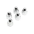5 Tuerca cromada ciega bellota 3/4-16" pulgadas para Harley-Davidson