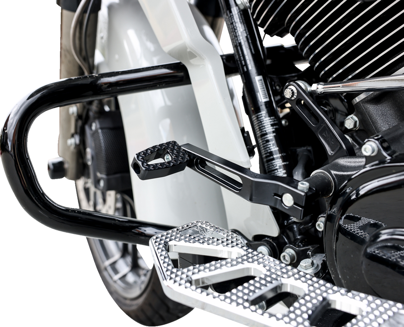 Schwarze P-54 Schaltpedal-Zehenkappe für Harley Davidson