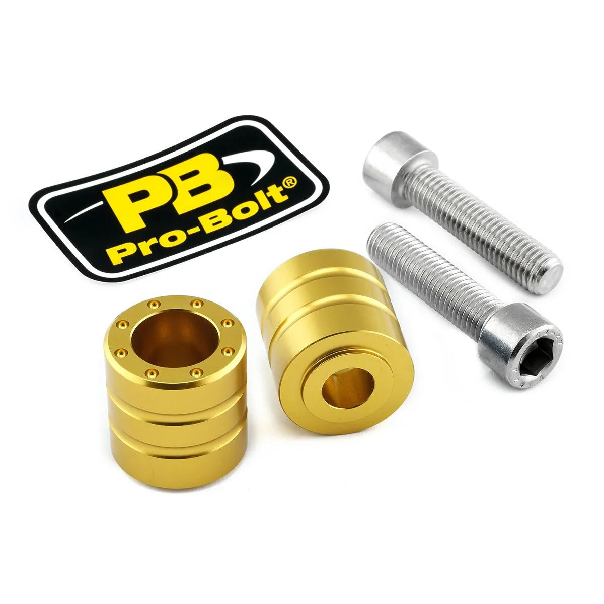 Gold Aluminum Handlebar End Caps for BMW
