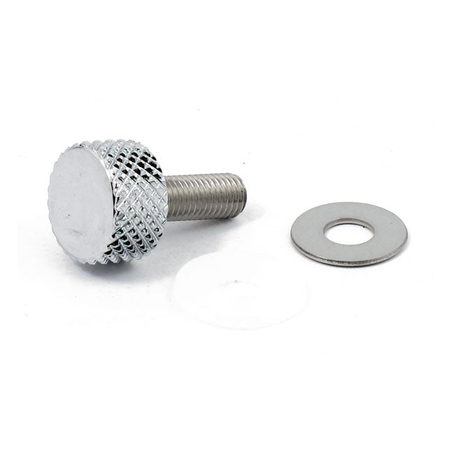 THUMB SCREW KIT FOR SEAT. LOW PROFILE. CHROME