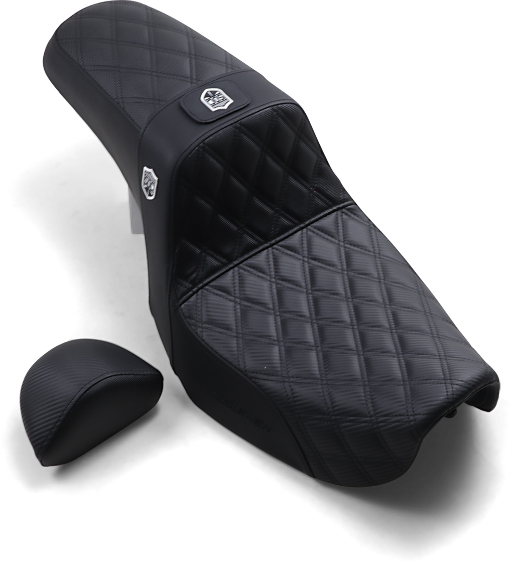 Asiento Saddlemen SC80604DBKRT Pro Series SDC Performance Grip Seat para Harley-Davidson