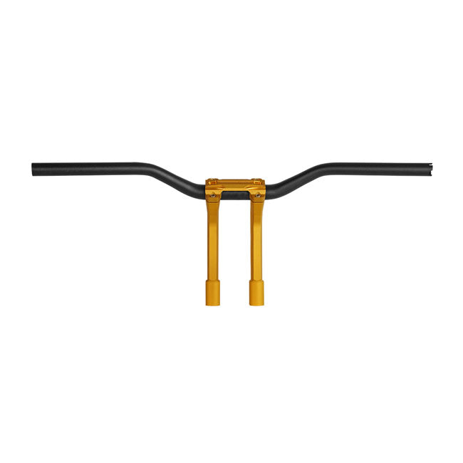 Phatbar 1-1/4" Lenker-Kit und 12" Gold Ops Riser für Harley Davidson
