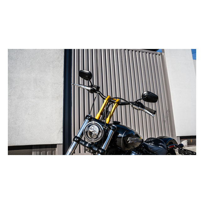 Phatbar 1-1/4" Lenker-Kit und 12" Gold Ops Riser für Harley Davidson