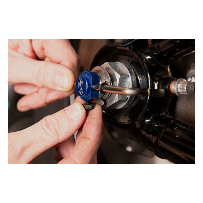 Herramienta alineación eje rueda traseras para Harley Davidson Softail M8