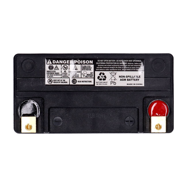 MCS, Standard Series - Sealed AGM Battery. 12 V, 20 Ah, 320 CCA for Harley-Davidson