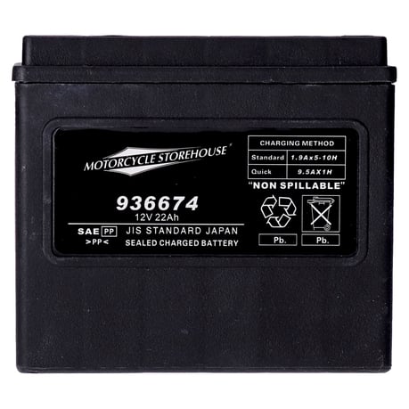 MCS, serie estándar - Batería sellada AGM. 12V, 22Ah. 325CCA