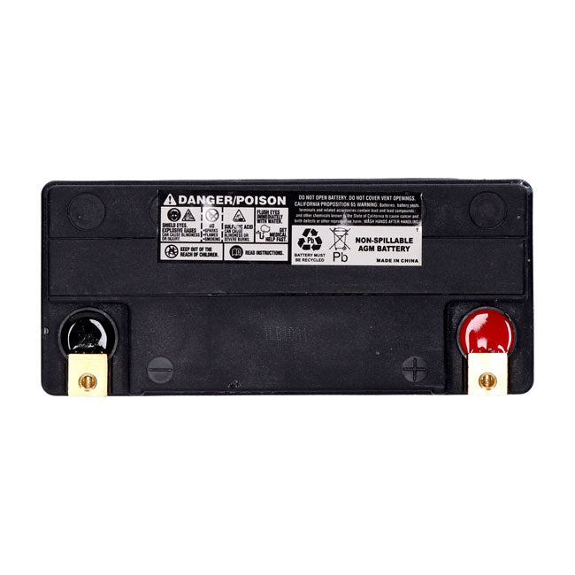 MCS, Standard Series - Sealed AGM Battery.12 V, 23 Ah, 360 CCA For Harley Davidson