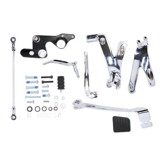 Kit Mandos Avanzados Estandar Para Harley Davidson Softail M8 Cromado