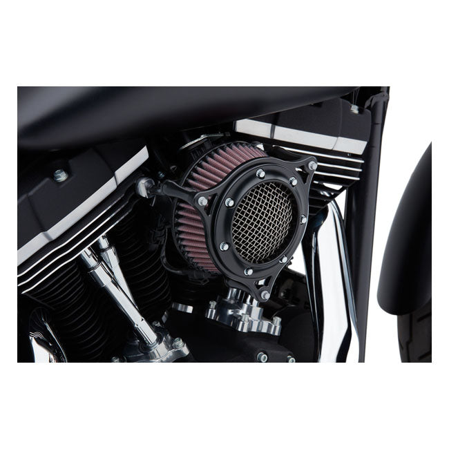 Kit di filtro ad aria Cobra, RPT. Nero per Harley Davidson