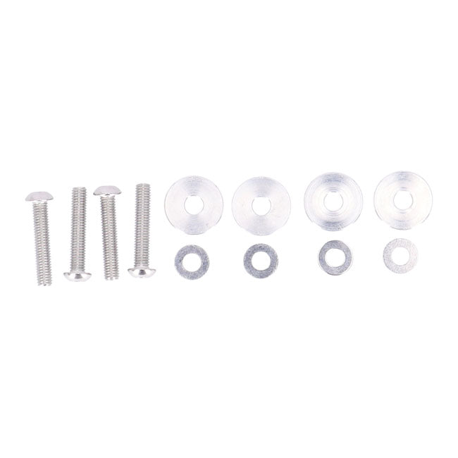 Highway Hawk, Soportes Para Respaldo Ancho. Cromo Para Honda