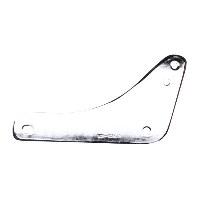 Highway Hawk Wide Backrest Mounts. Chrome for Honda
