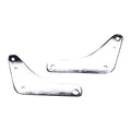 Highway Hawk Wide Backrest Mounts. Chrome for Honda