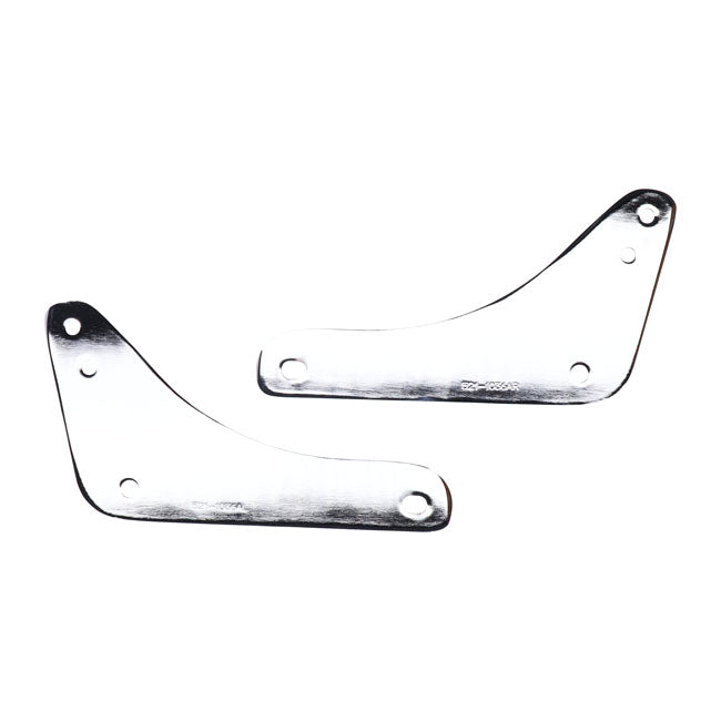 Highway Hawk Wide Backrest Mounts. Chrome for Honda