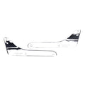 Highway Hawk, Soportes Para Respaldo Ancho. Cromo Para Honda