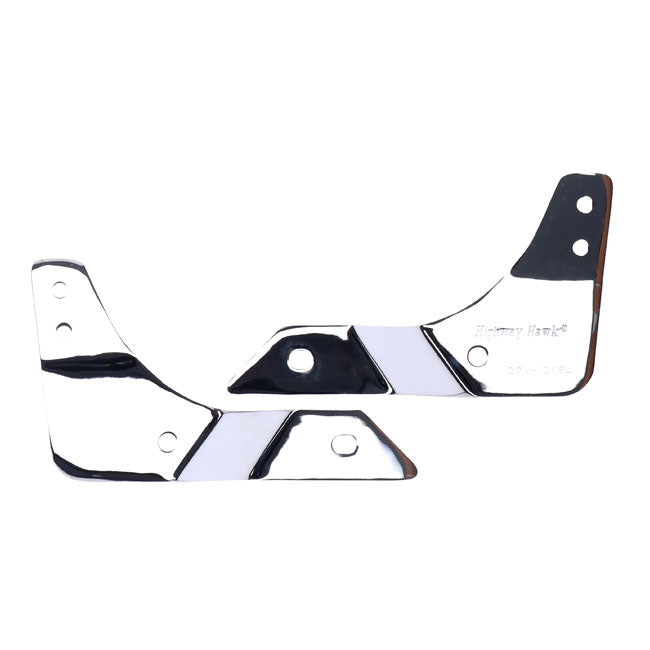 Highway Hawk, Soportes Para Respaldo Ancho Cromo Para Honda