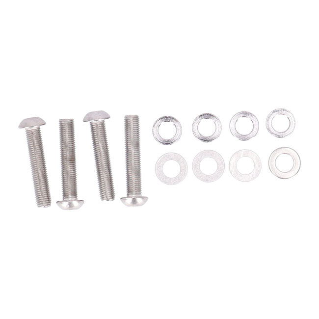 Highway Hawk, Soportes Para Respaldo Ancho Cromo Para Honda