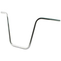 Fehling, Apehanger de 1". 46 cm de alto. Cromado