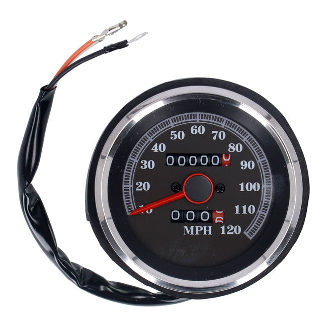 Tachometeranzeige 120 mph für Harley-Davidson