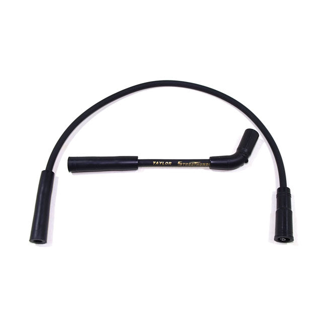 Taylor, Juego De Cables De Bujía Street Thunder De 8Mm. Negro Para Harley Davidson