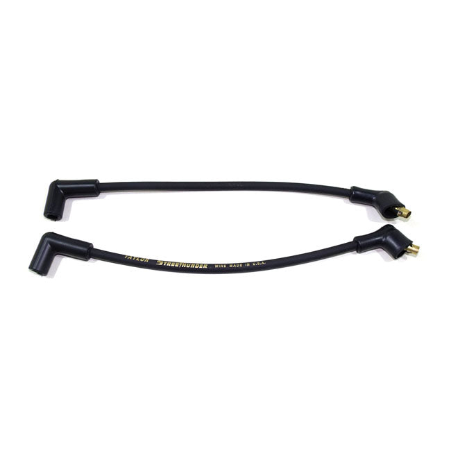 Taylor, Juego De Cables De Bujía Street Thunder De 8Mm. Negro Para Harley Davidson 82-94 FXR
