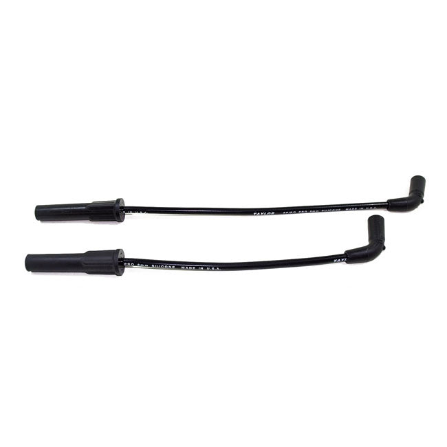 Taylor, Juego De Cables De Bujía Pro Cable De 8Mm. Negro Para Harley Davidson