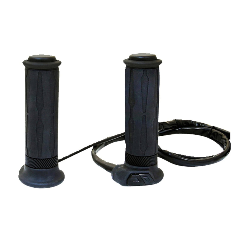 Puños calefactables KOSO, HG13. Longitud de agarre de 130 mm. Negro