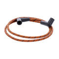 Juego De Cables Para Bujía Universal De 40". Tela De Algodón, Marrón/Negro Para Harley Davidson