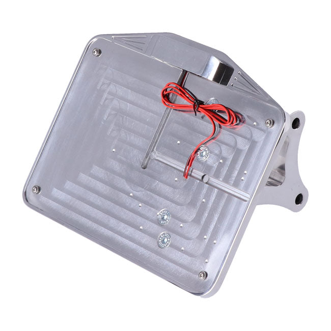 CPV, Polished License Plate Holder Kit for Harley Davidson