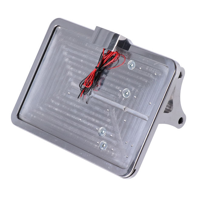 Cpv, Soporte De Matrícula 'Deslizable' Montaje Lateral Pulido Para Harley Davidson