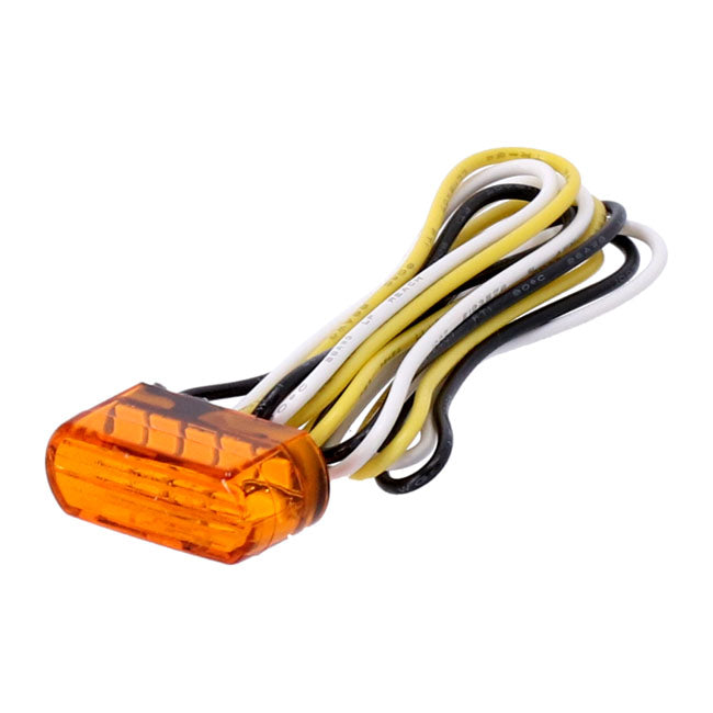 LED Fastline LED, intermittente avec une lumière de position ambre pour Harley Davidson