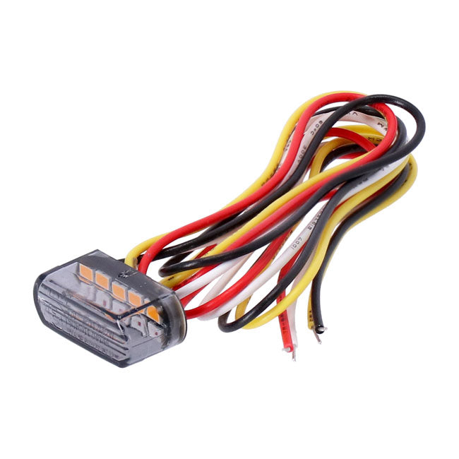 Fastline LED-Licht, getöntes Rücklicht mit Blinker für Harley Davidson