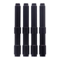 Juego De Tapas De Varilla De Empuje Estilo Shovel XL Dippert, 04-Up XL Negro Para Harley Davidson