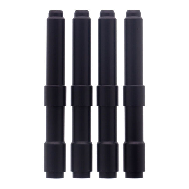 Juego De Tapas De Varilla De Empuje Estilo Shovel XL Dippert, 04-Up XL Negro Para Harley Davidson