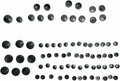Kit Tapones Tornillos Motor Negro Para Harley-Davidson Sportster